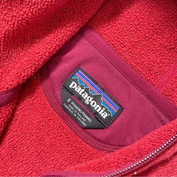 Patagonia Women's Better Sweater Red Fleece Hoody - Picture 4 of 8